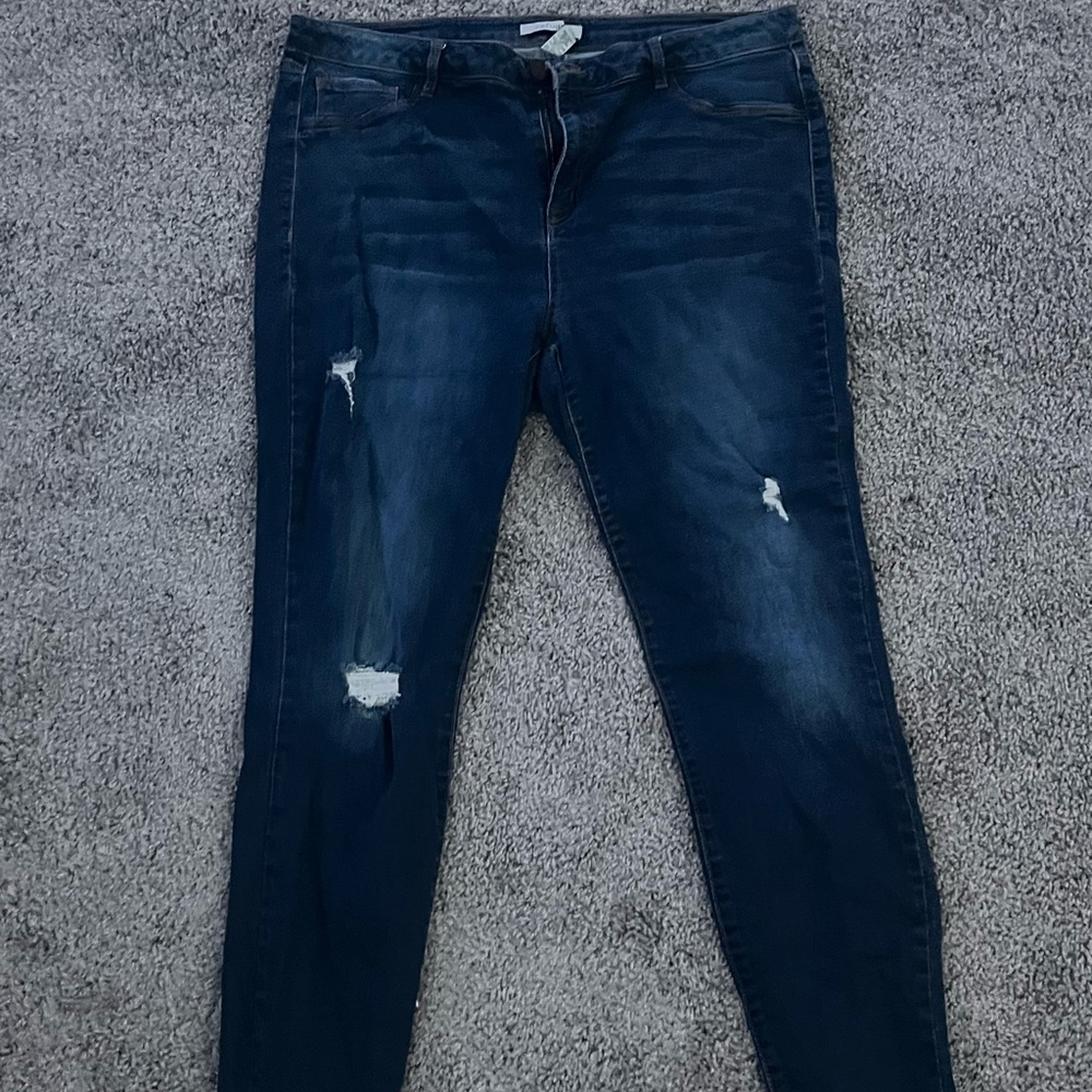 Refuge Ripped skinny jeans size 18
